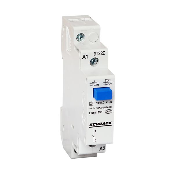 Remote switch, 1 N/O, 230VAC image 1