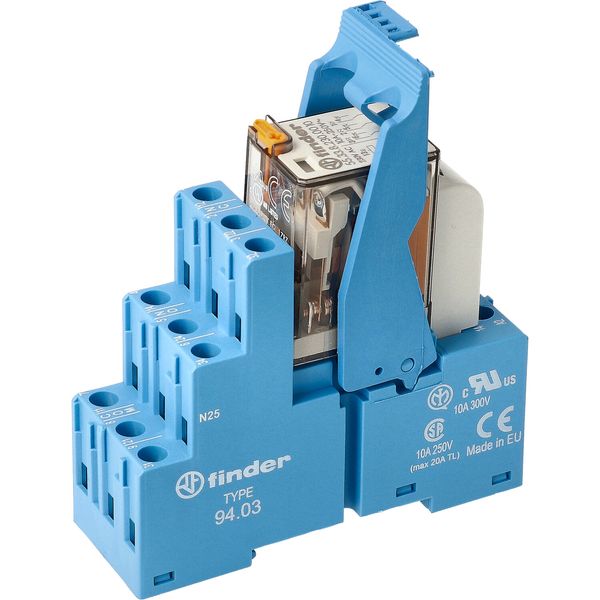 Rel. interface Mod.screw 3CO 10A/230VAC/Agni/LED/varistor (58.33.8.230.0060) image 1