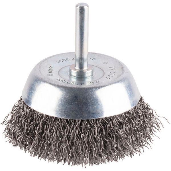 Cup Brush Crimped 70x0.3 mm Steel image 1
