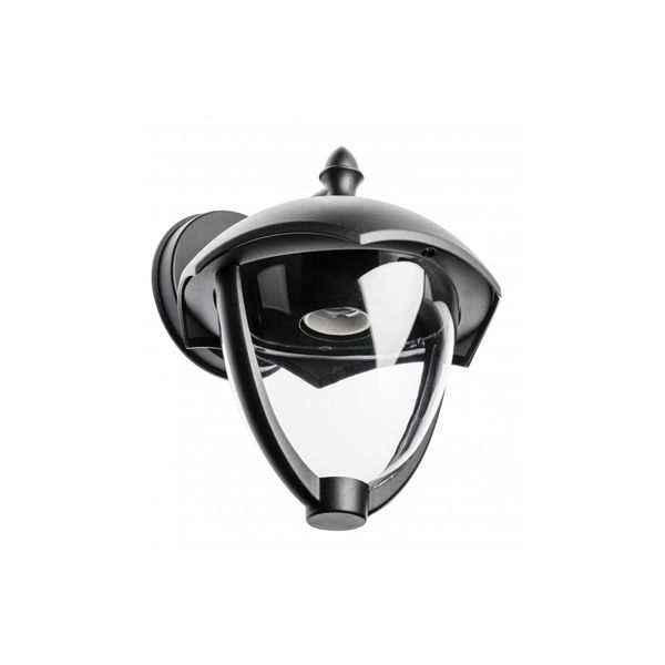 Facade luminaire GRANDE, E27, max. 60 W, IP54, directed downwards, black image 1