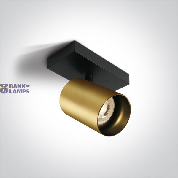 BRUSHED BRASS GU10 10W DARK LIGHT image 1