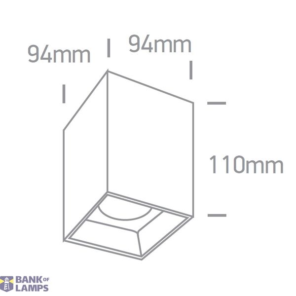 BLACK 20W WW IP20 45deg 230V DARK LIGHT image 2