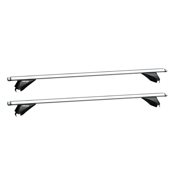 Aluminium integrated roof rack bars 120 cm model CRR-03 image 1