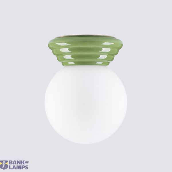Ceiling lamp ZORI green IP44 image 4