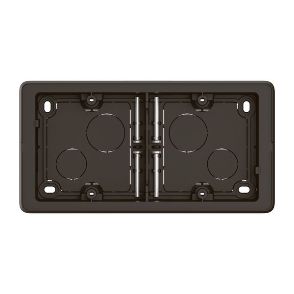 SURFACE MOUNTING BOX 2 GANG BLACK image 4