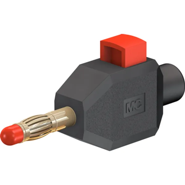 4 mm plug, clamp connection, 2.5 mm², black, 22.3006-21 image 1