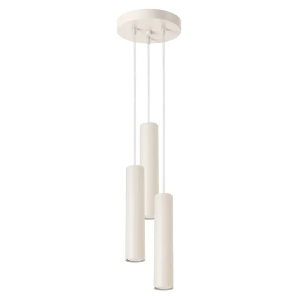 LAGOS 3P BEIGE HANGING LAMP 3XGU10 image 1