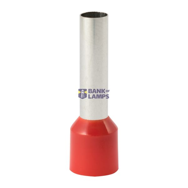 Single insulated sleeve terminal HI 10.0/18-bi white, Al/Cu image 1