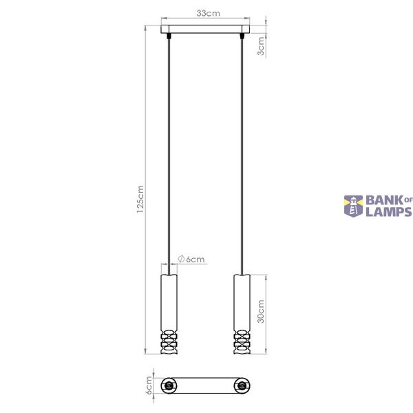 Pendant lamp LIRO 2 white image 6