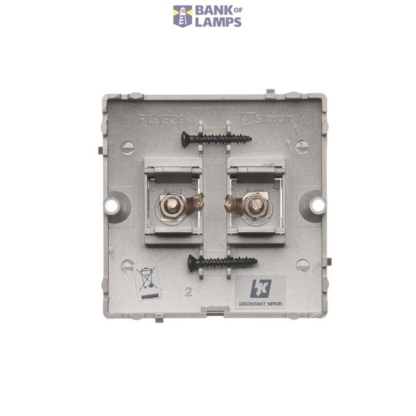 IP44 single socket outlet with frame seal - transparent flap, 16A, black matt image 1