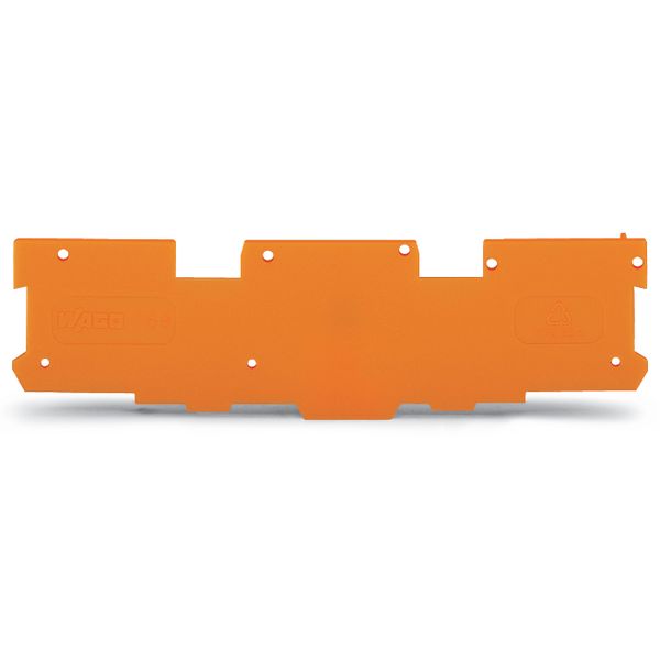 End and intermediate plate 1.1 mm thick orange image 2