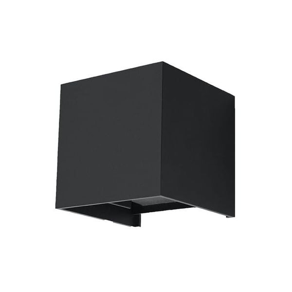 LUCA WALL LAMP BLACK LED IP54 LED image 1
