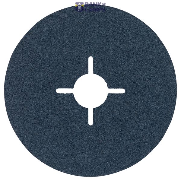 Fibre sanding disc R574, Best for Metal D= 115 mm; G= 100 image 1