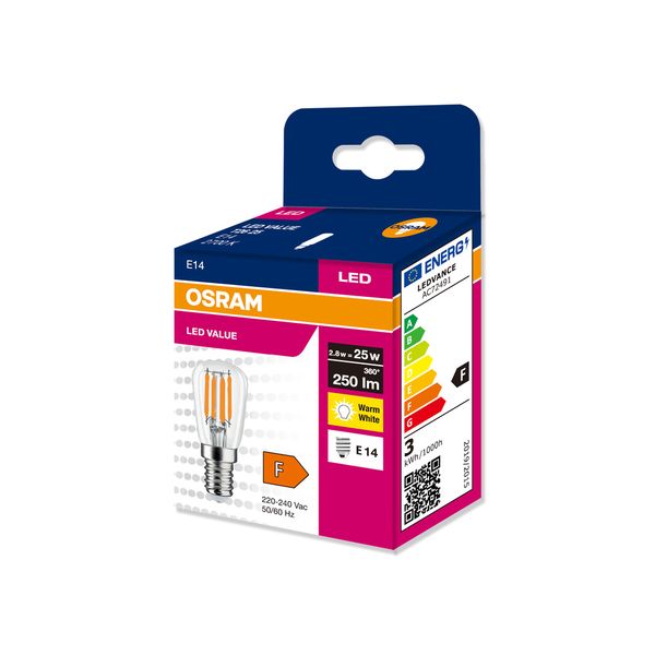 VAL T2625 2,8W/827 230V FIL E14 FS1OSRAM image 2