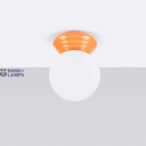 Ceiling lamp ZORI orange IP44 image 3