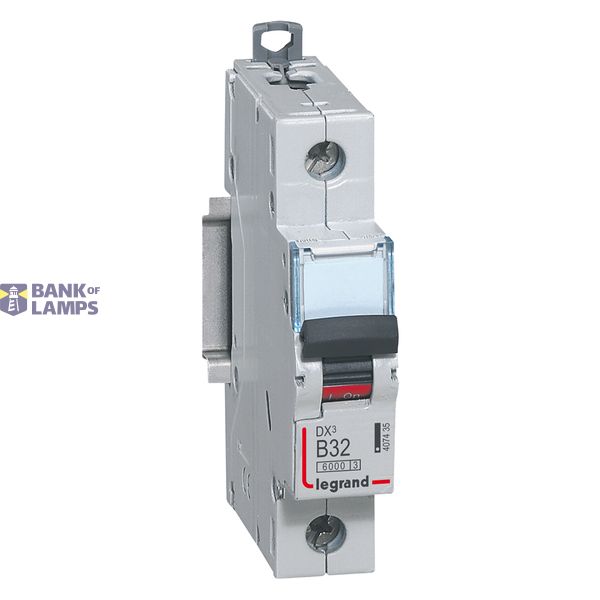 MCB - DX³ 6000 - 10 kA - 1P - 230/400 V~ - 32 A - B curve image 2