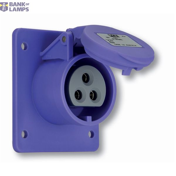 Straight 24V panel socket image 2