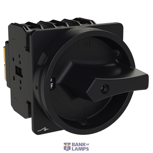 P3 Main switch, 80 A,Flush mounting, 3 pole, Form EA/SVB, Black, Door  image 1