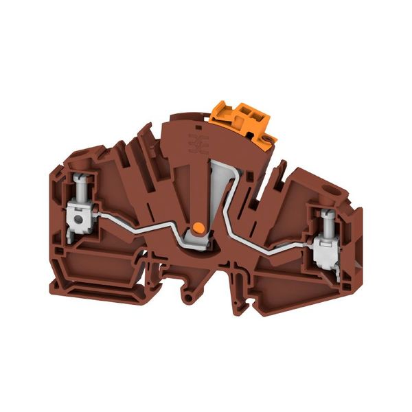 Measuring transformer disconnect terminal, PUSH IN, 500, 30, 2 image 1