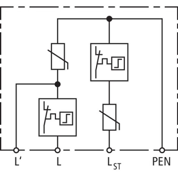 Surge arrester Type 2 DEHNcord 2-pole f. electr. installation systems image 3