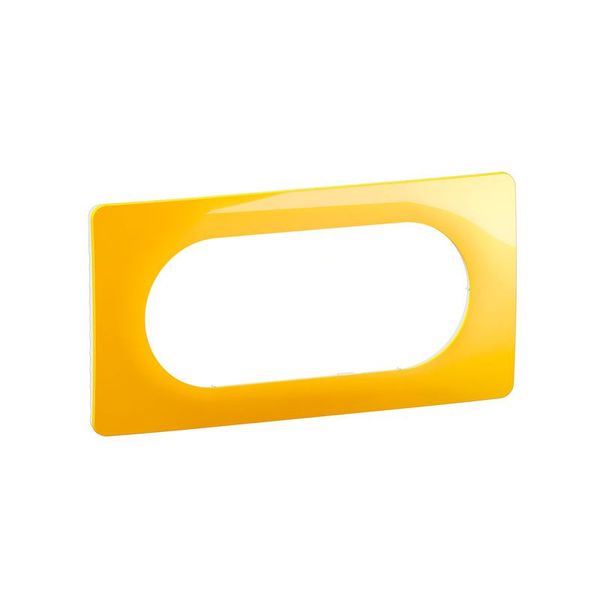 PLATE 2G LARGE SAFFRON YELLOW image 2