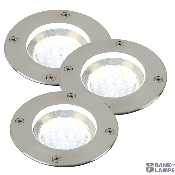Tilos 3-Kit | Recessed light | Stainless steel image 1
