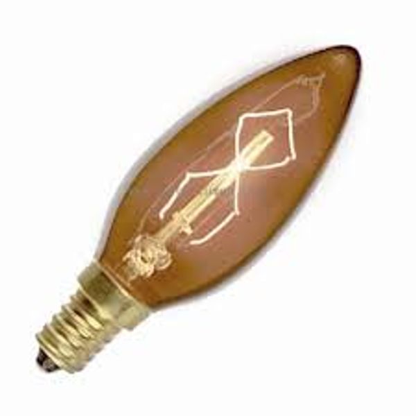 Bulb E14 25W B35 220V decor PRZ 12656 Spectrum image 1