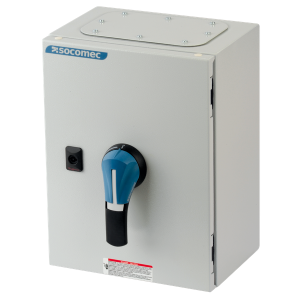 Load break switch SIRCO 3P+N 1250A in steel enclosure black handle image 2