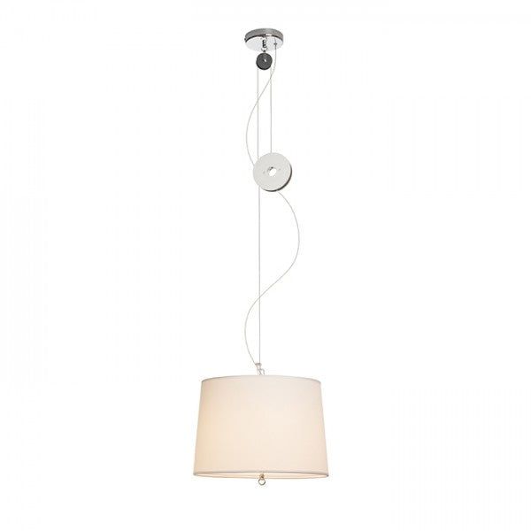 LEVITA pendant adjustable white chrome 230V LED E27 15W image 1