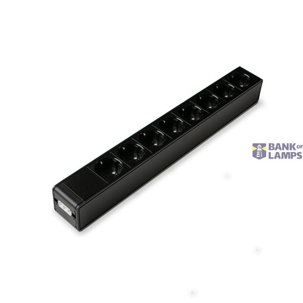 Socket outlet panel EAL80 AL 8S BLK image 2
