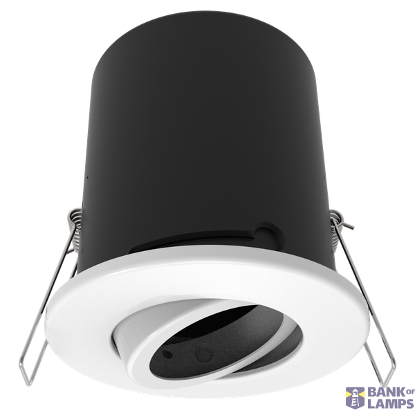 Aliso GU10 Fire-Rated downlight IP20 Tilt White image 1