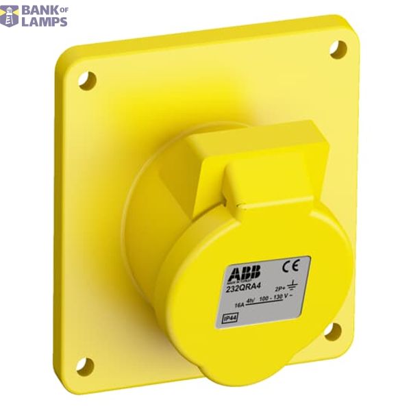 232QRA4 Panel mounted socket image 1