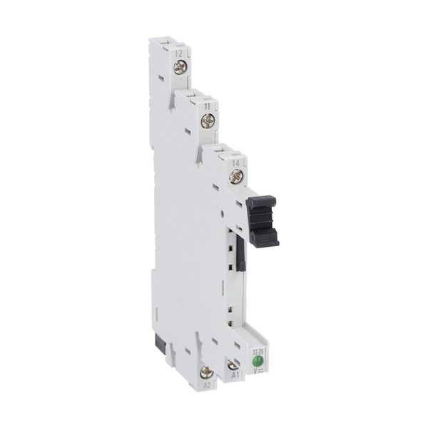 Socket for relay, 12...24VAC/DC, screw terminals image 1