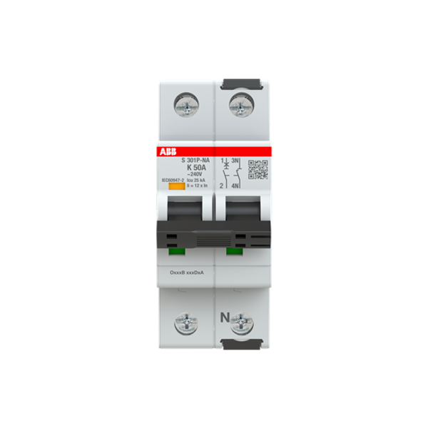 S301P-K50NA Miniature Circuit Breaker - 1+NP - K - 50 A image 10