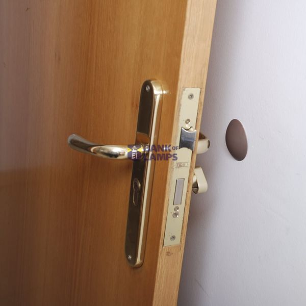 self-adhesive doorstop small beige Ø40mm (10pcs) image 2