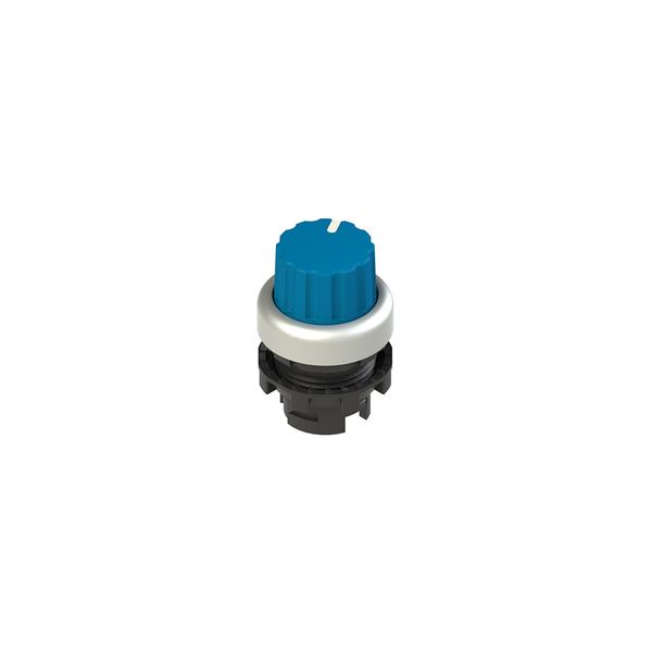 Knob selector, 2 positions blue with marking image 2