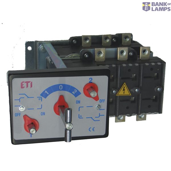 LA3 400A 3p CO Manual change-over compact switches LA (1-0-2) with door int image 1