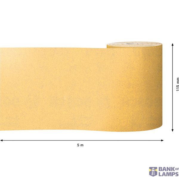 EXPERT C47 Sandpaper Roll for Handsanding 115 mm, 5 m, G 18 image 2