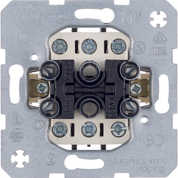 Rocker switch 3 x 1-pole Off, Module inserts image 1