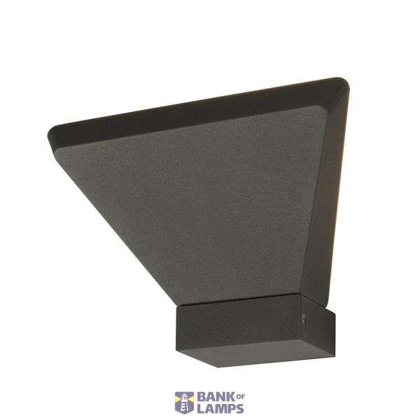 TRAPECCO Wall lamp, 10W, 3000K, indirect, anthracite image 1