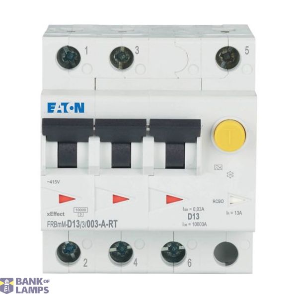 FRBMM-D13/3/003-A-RT Eaton Moeller series xEffect - FRBm6/M RCBO - residual-current circuit breaker with overcurrent protection image 1