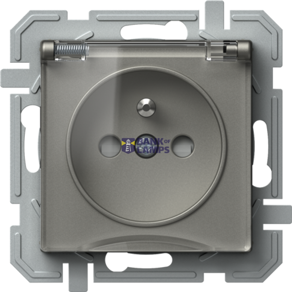 SOCKET FRENCH+COVER 2P+E 16A 250V~ BV TT XO 4417089 image 1