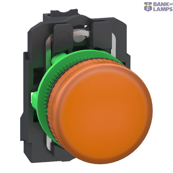 Plastic pilot light 24V orange Push-in image 2