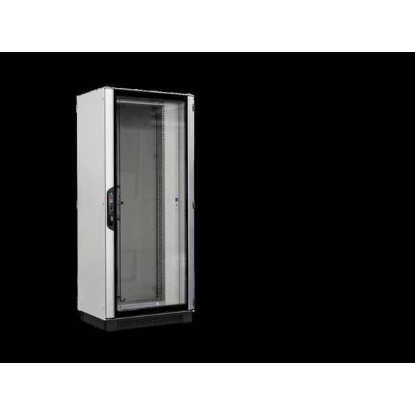 VX IT,solid,pre-conf., swing frame, RAL7035,WHD800x2100x800mm,40U image 3