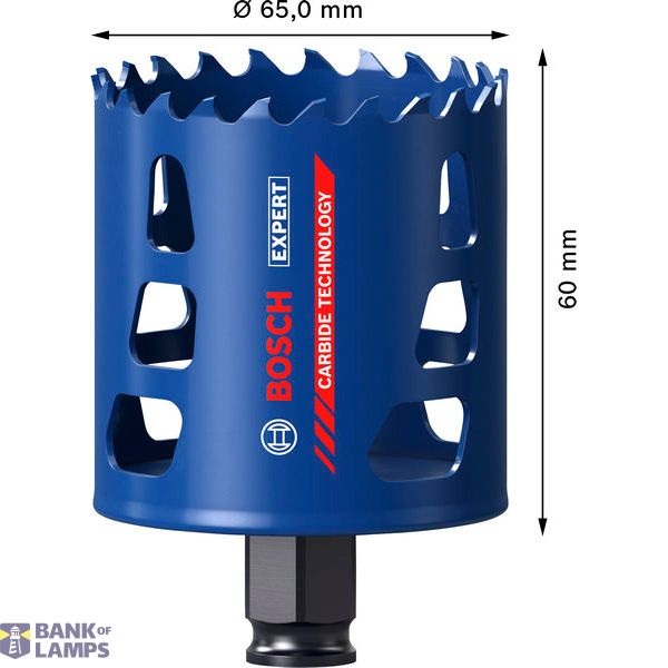 EXPERT Tough Material Hole Saw 65 mm image 2