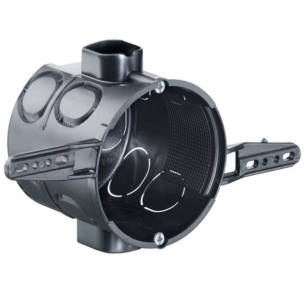 Flush-mounting one-gang junction box for nailing image 1