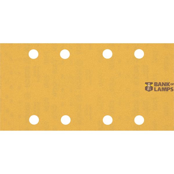 EXPERT C47 Sandpaper with 8 holes for Orbital Sanders 93 x 186 mm, G 18 5-pc image 1