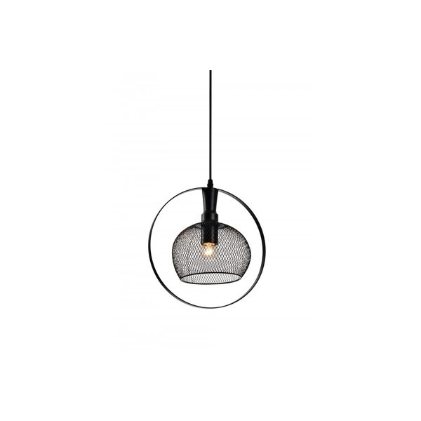 Ceiling fixture XALIS 1, 7214,AC220-240V,50/60Hz,1*E27, IP20, Diameter 30 CM, single, black image 1