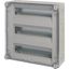 AV/I44-125 MCB enclosure, IP65, mounting rail vertical, HxWxD=375x375x150mm thumbnail 4