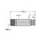 Field-Wireable Connector Female Connector M8 × 1/Ø 8 mm, Straight   B5143-0 thumbnail 1